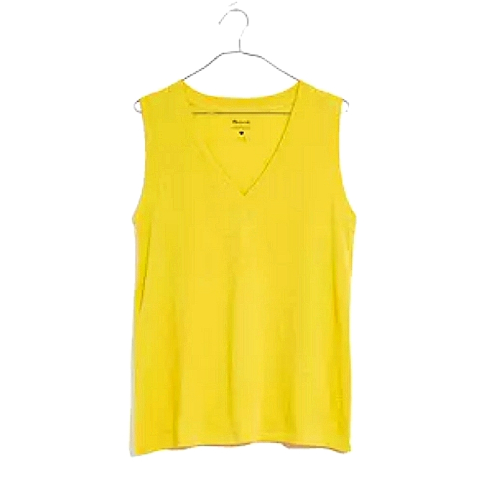 Madewell whisper cotton v neck tank